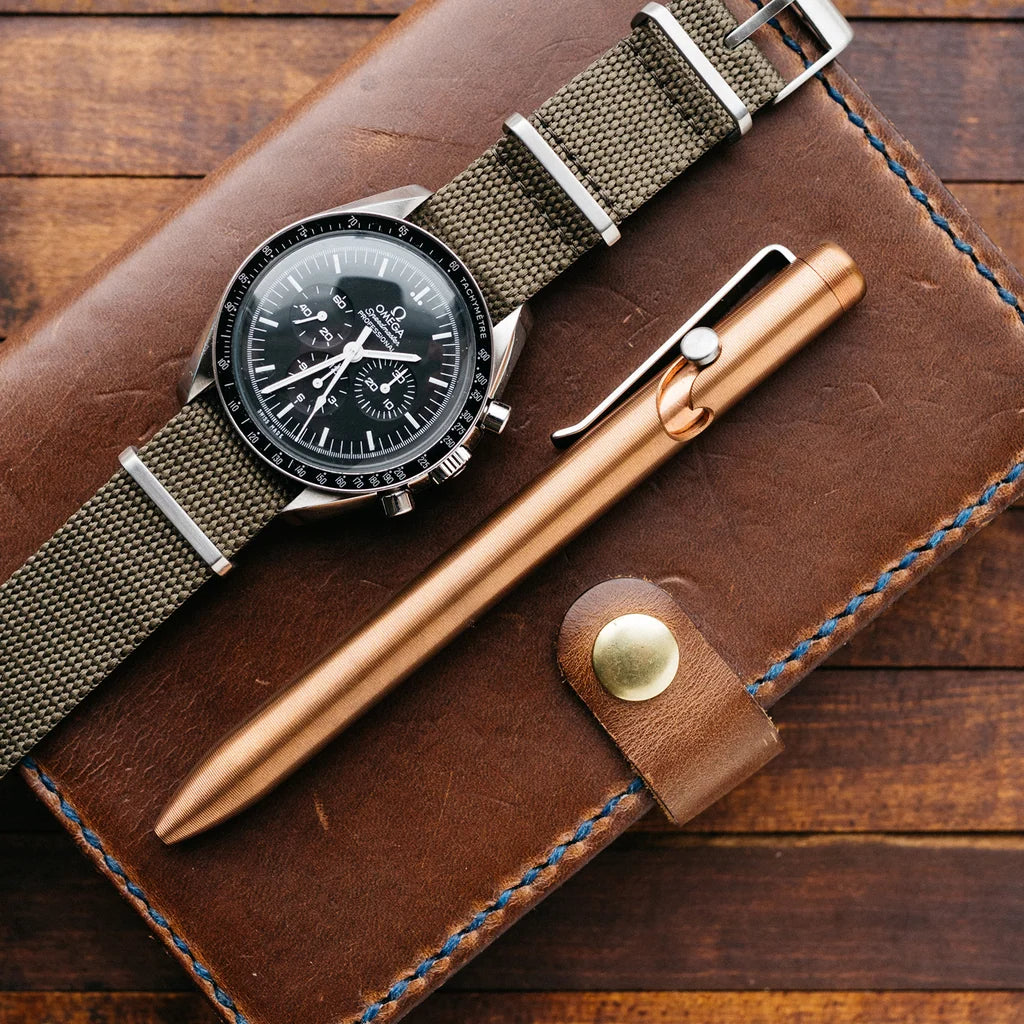 Copper Bolt Action Pen Tactile Turn