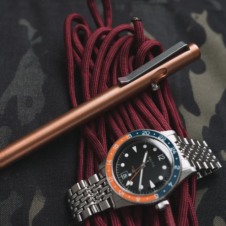 Copper Bolt Action Pen Tactile Turn