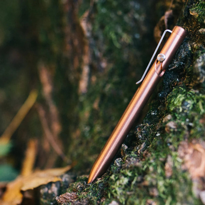 Copper Bolt Action Pen Tactile Turn