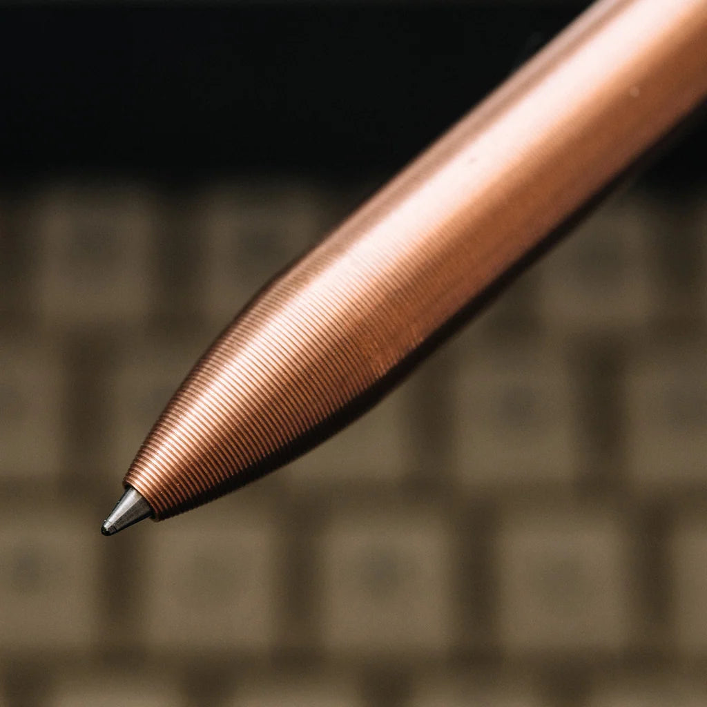 Copper Bolt Action Pen Tactile Turn
