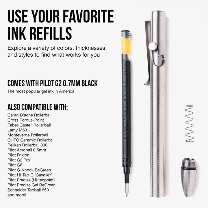 Bolt Action Pen Tactile Turn