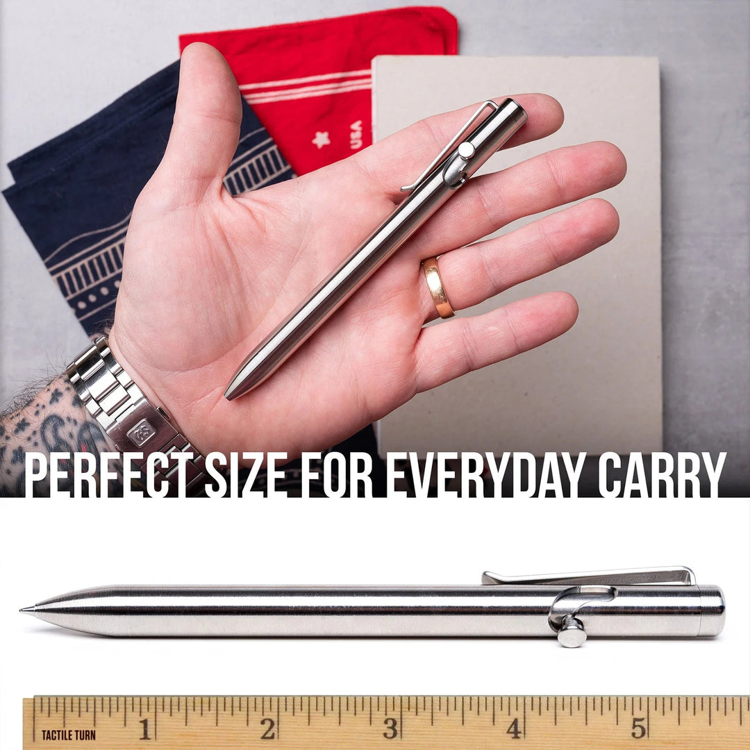 Bolt Action Pen Tactile Turn