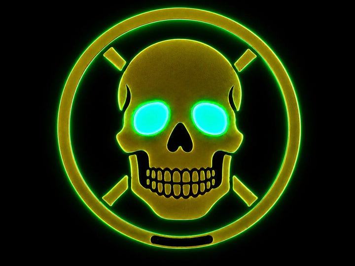 Glow Eyes - Skully Patch 2.5" by Maratac® Countycomm