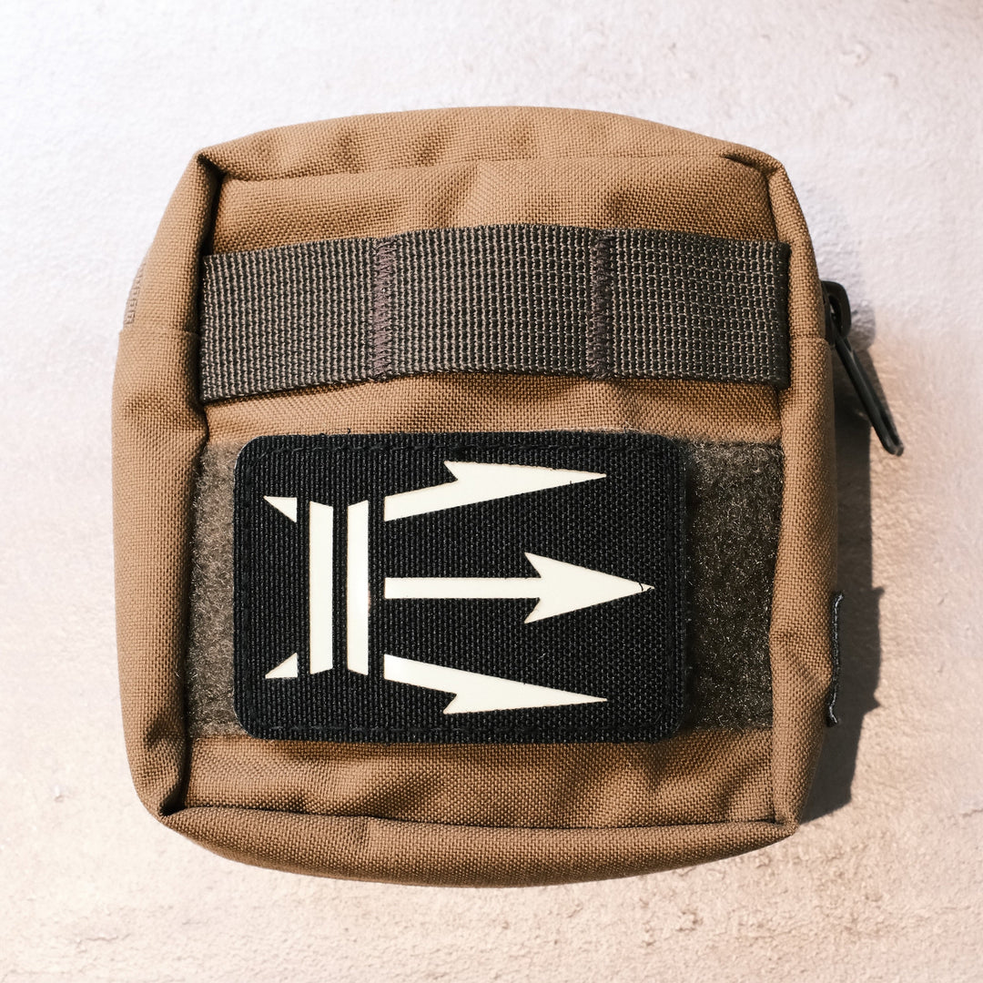 CC Trident - Laser Cut 3x2" Patch - UGM Glow Countycomm