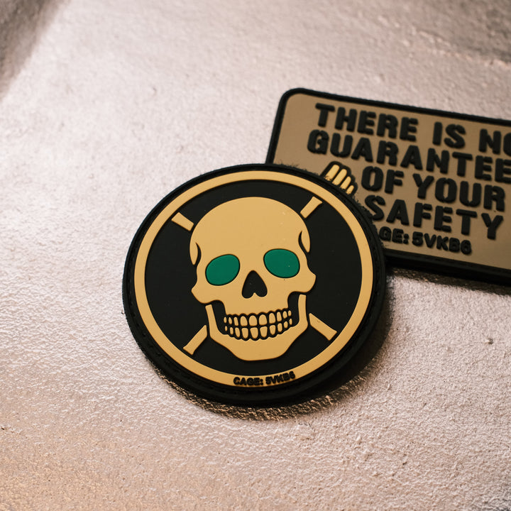 Glow Eyes - Skully Patch 2.5" by Maratac® Countycomm