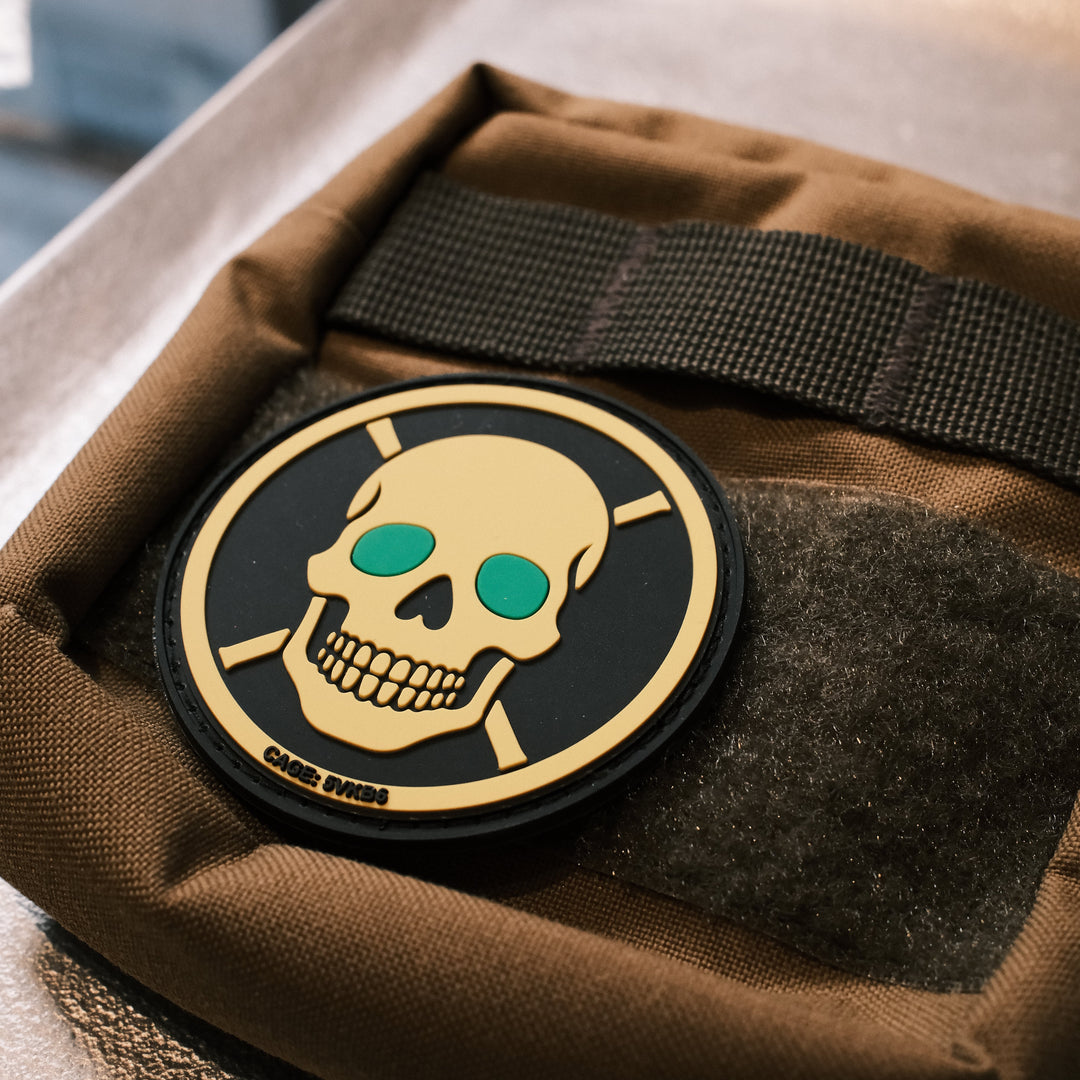 Glow Eyes - Skully Patch 2.5" by Maratac® Countycomm