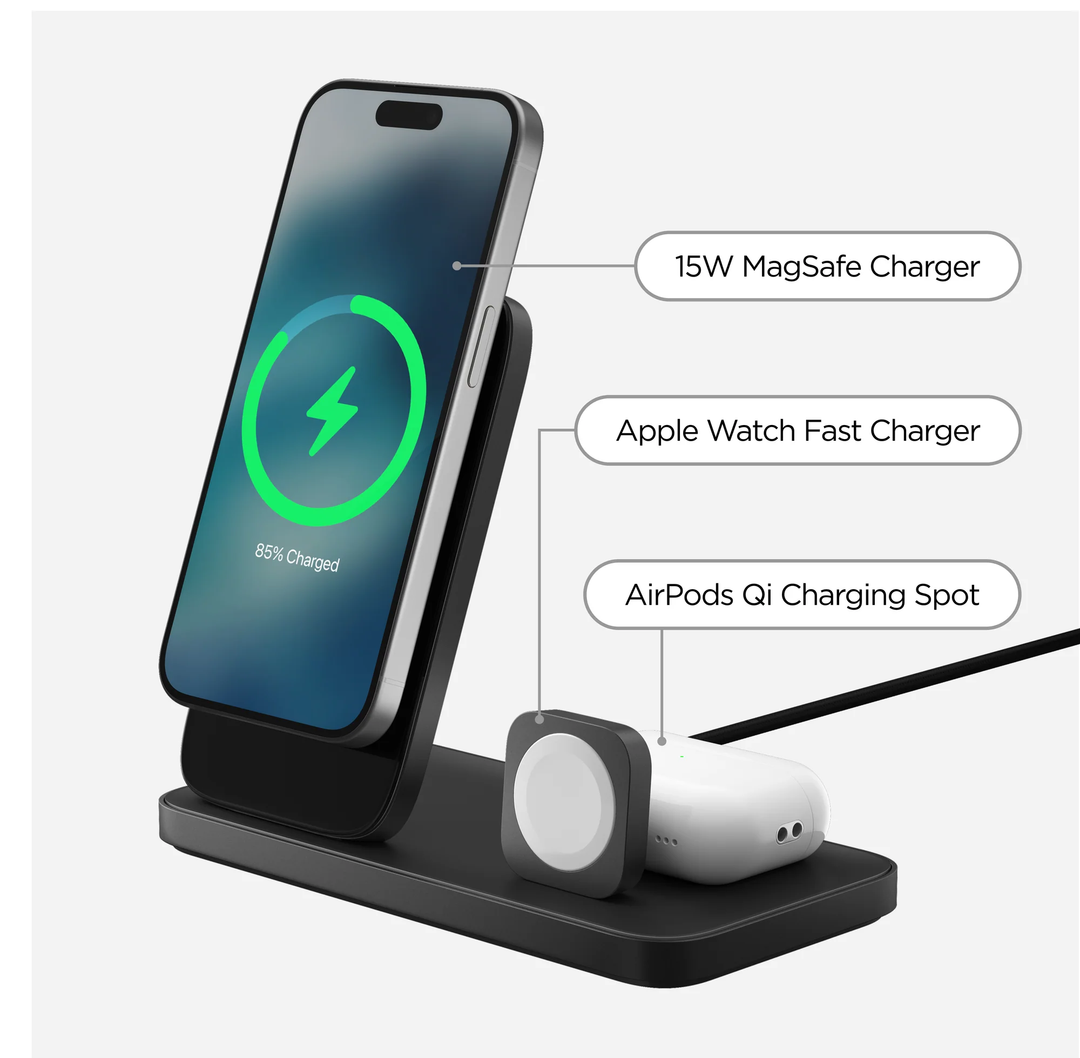 Stand One Max | Qi 2.2 25W Charging Nomad