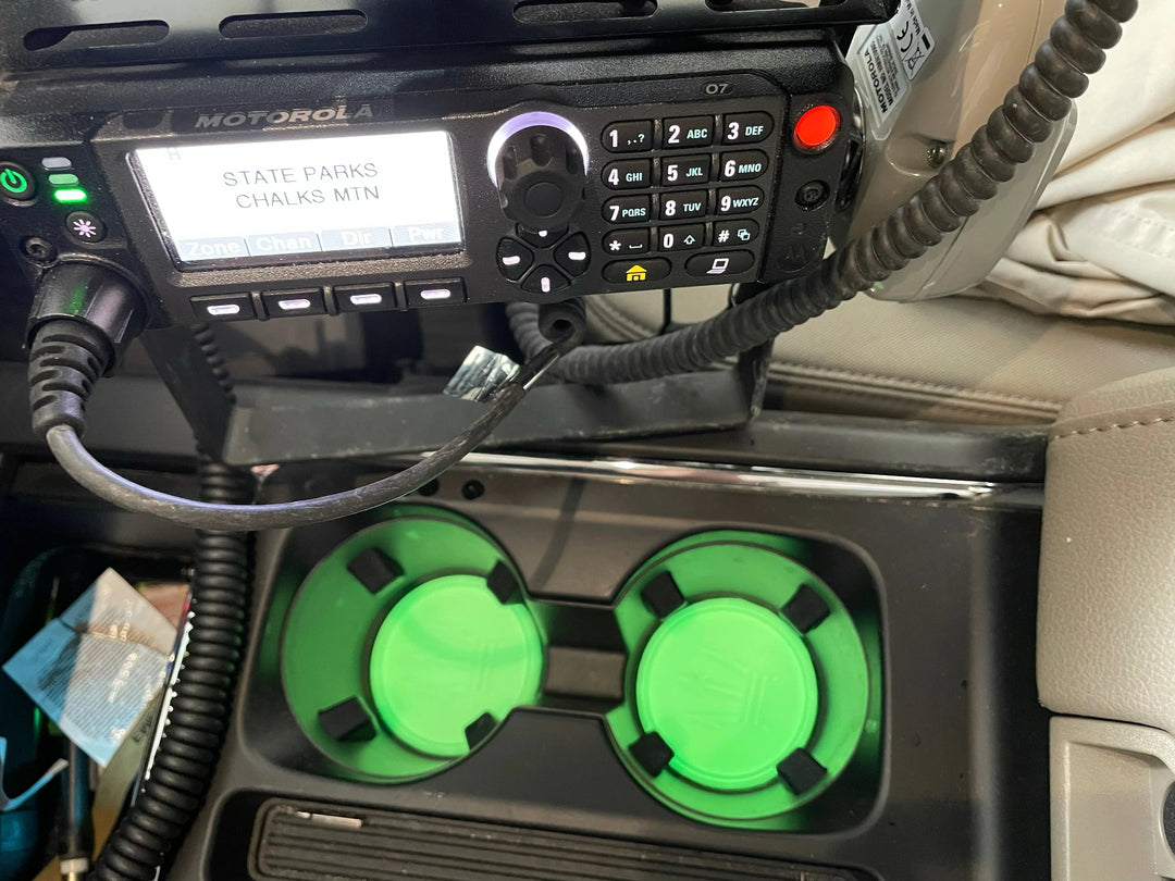 U - Cut Glow DIY Car Coaster Insert by Maratac® ( 2 Pack ) Countycomm