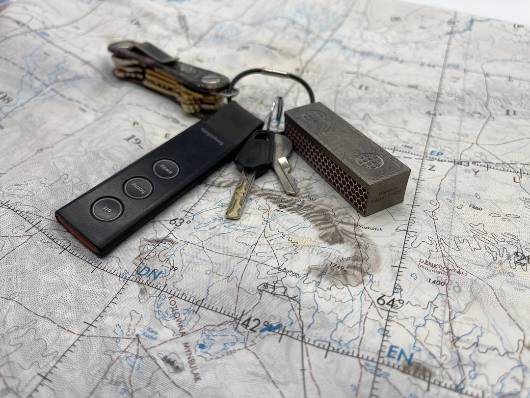 Titanium Match Slide Box With Loop by Maratac® Countycomm