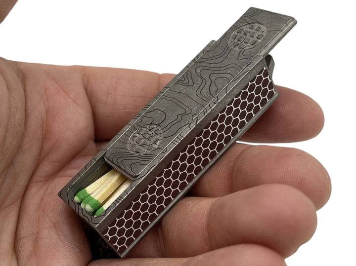 Titanium Match Slide Box With Loop by Maratac® Countycomm