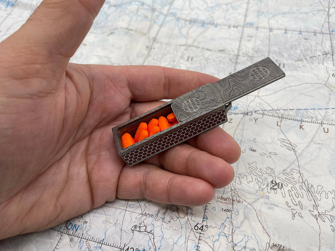 Titanium Match Slide Box With Loop by Maratac® Countycomm
