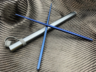 藍色鈦金屬筷子套裝｜Gen 6