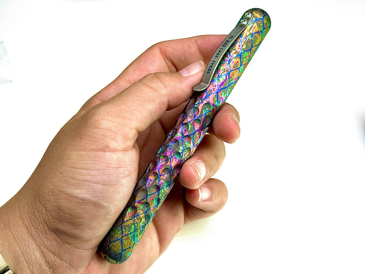 Signator Titanium Permanent Marker / Vault by Maratac® - Chaotic Aurora Pattern Countycomm