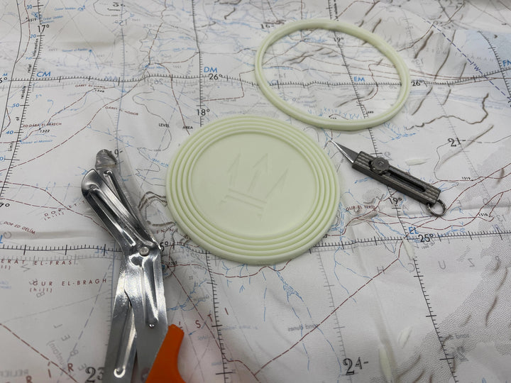 U - Cut Glow DIY Car Coaster Insert by Maratac® ( 2 Pack ) Countycomm