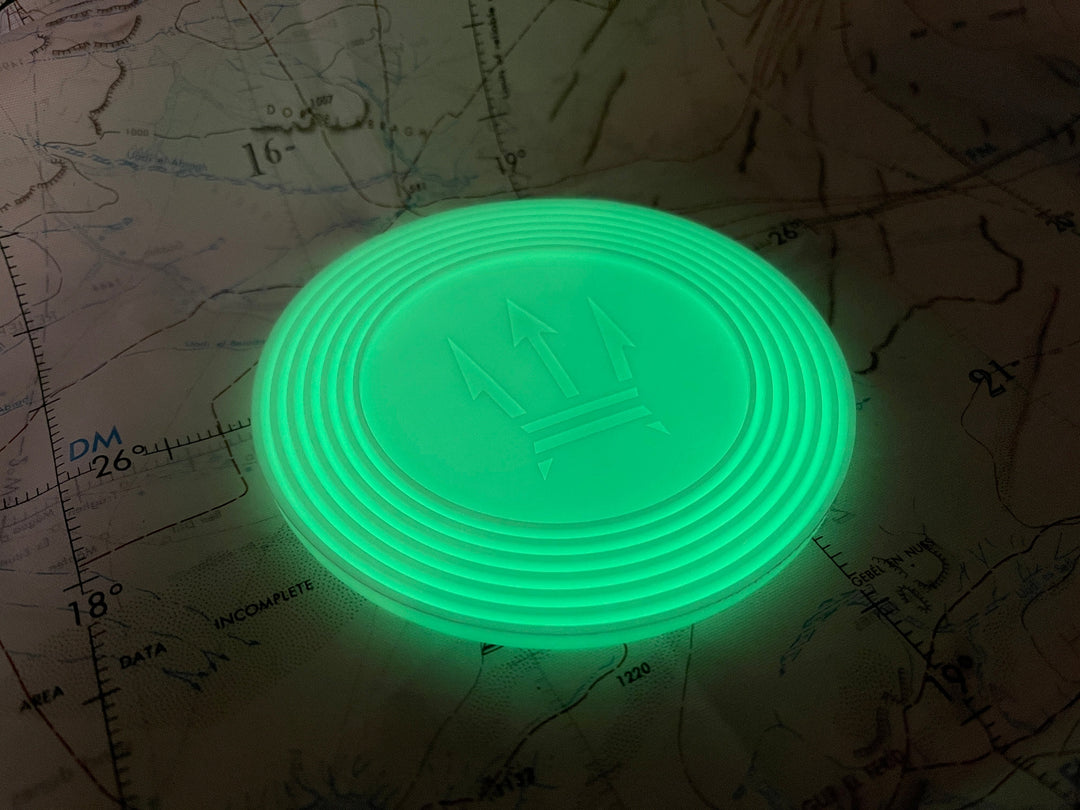 U - Cut Glow DIY Car Coaster Insert by Maratac® ( 2 Pack ) Countycomm