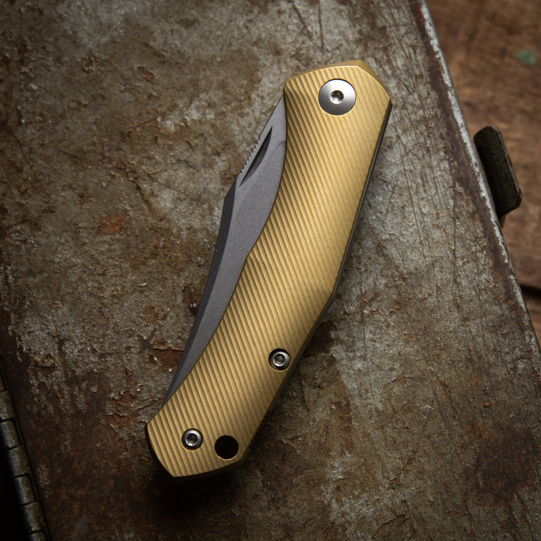 ACE Jutland Slipjoint - Brass GiantMouse