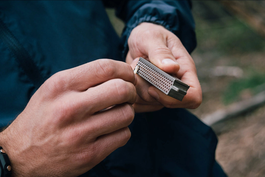 Titanium Match Slide Box With Loop by Maratac® Countycomm