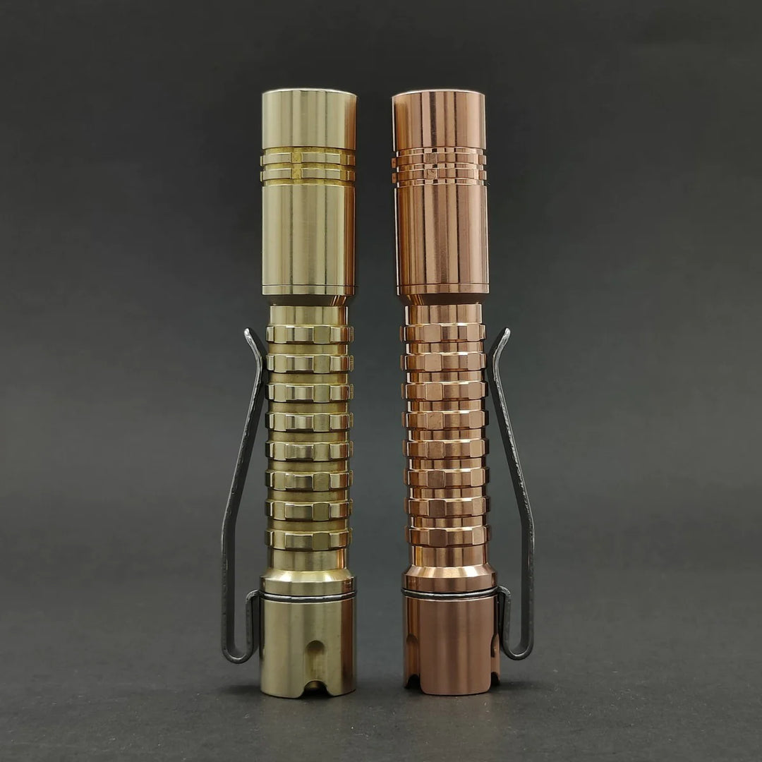 Pineapple Mini Brass Flashlight - FEVERGUY