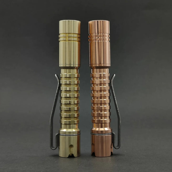 Pineapple Mini Brass Flashlight ReyLight