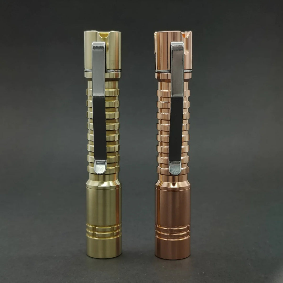 Pineapple Mini Brass Flashlight ReyLight