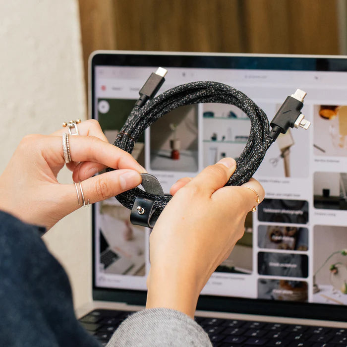 Belt Cable Duo Pro 240W (USB-C to USB-C & Lightning) Native Union