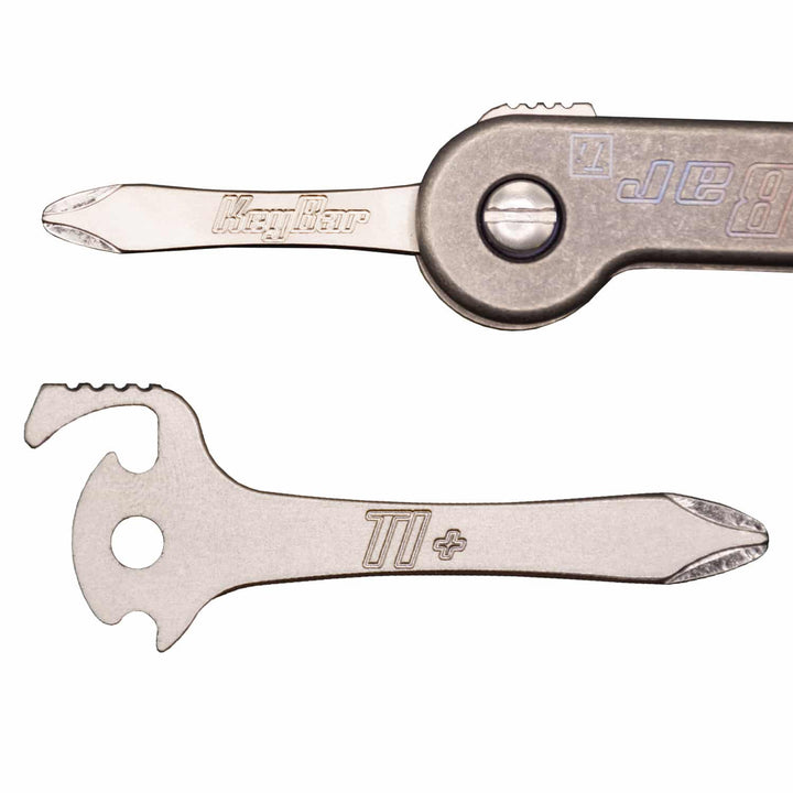 Tool Insert Set: Mini Utility Tool & Phillips Screwdriver with Locking Plate Keybar