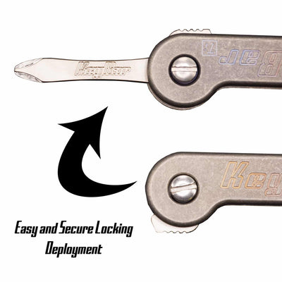 Keybar - Tool Insert Set: Mini Utility Tool & Phillips Screwdriver with Locking Plate