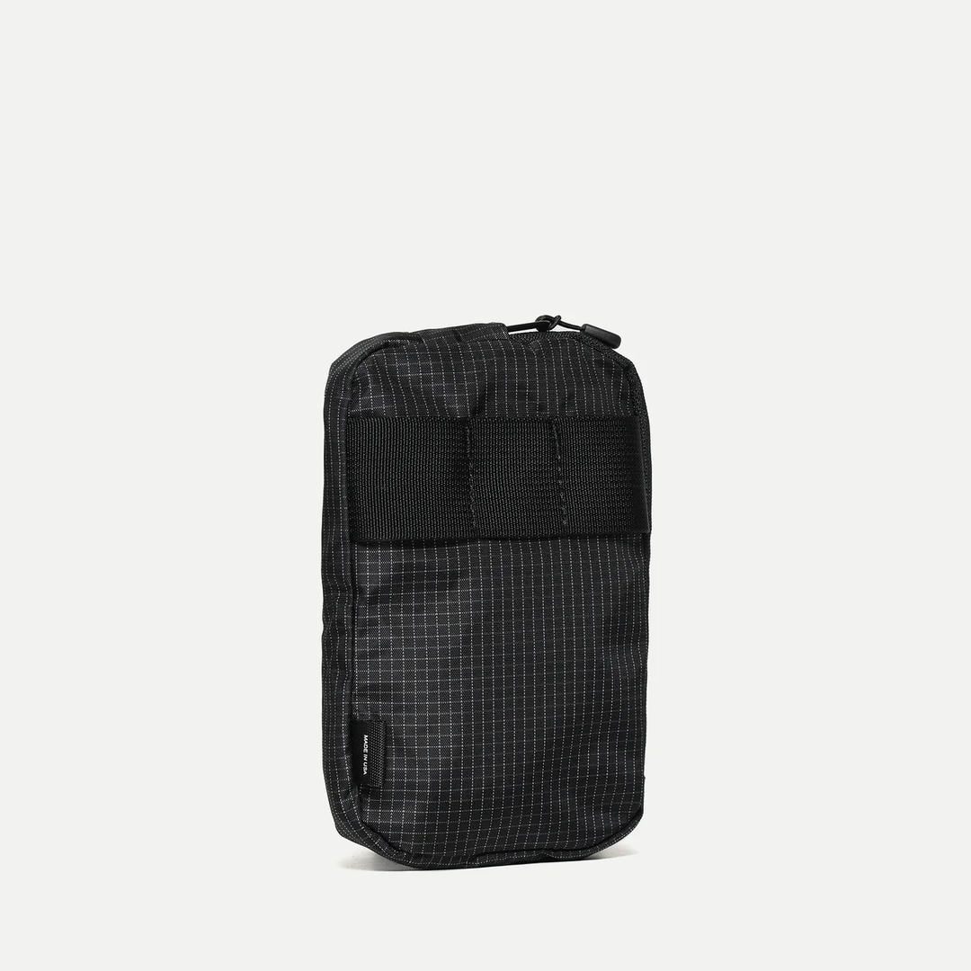 Unit Zipper Pouch - Black/Grid Dsptch