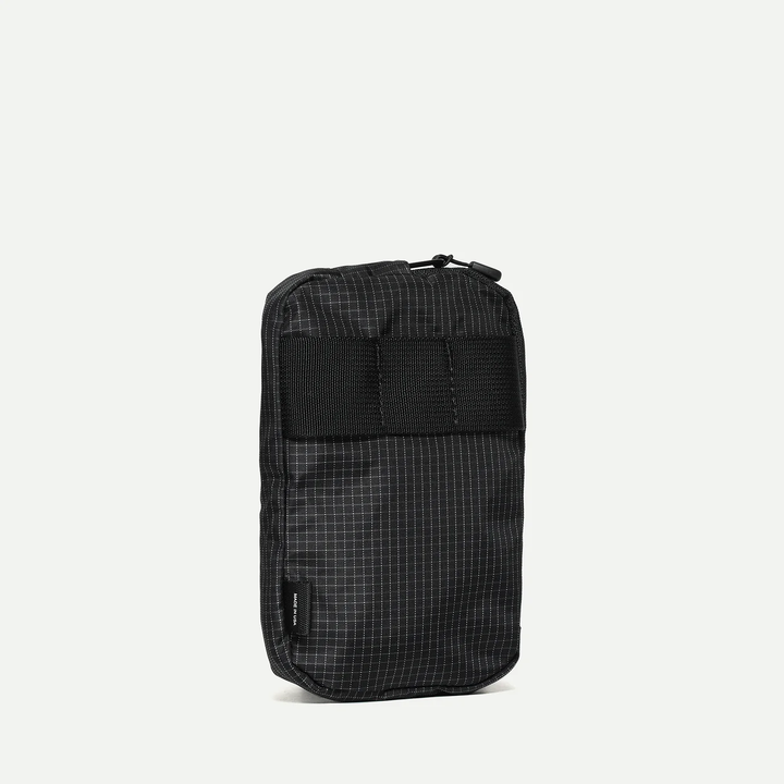 Unit Zipper Pouch - Black/Grid Dsptch