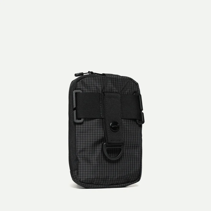 Unit Zipper Pouch - Black/Grid Dsptch