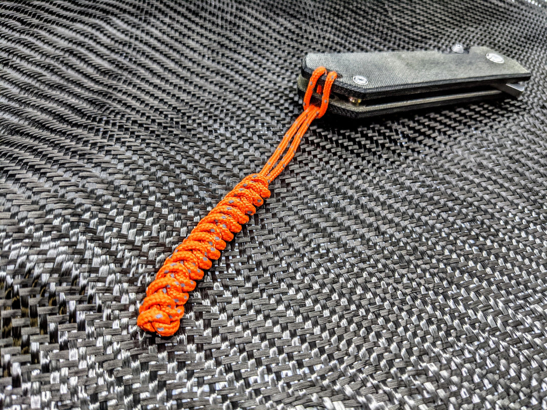 Micro Reflective Boa Spiral Knot Lanyard (5 in a Pack) Countycomm