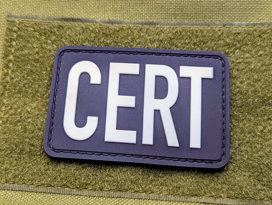 "CERT" 2"X3" PVC Glow Patch Countycomm