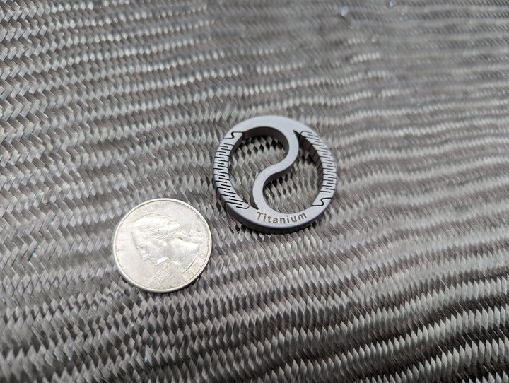 Dual Titanium Living Spring Ring Countycomm