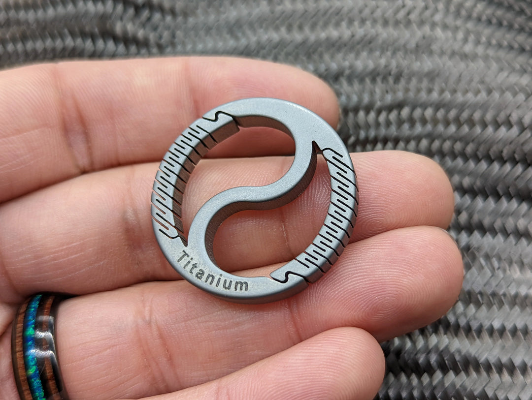 Dual Titanium Living Spring Ring Countycomm