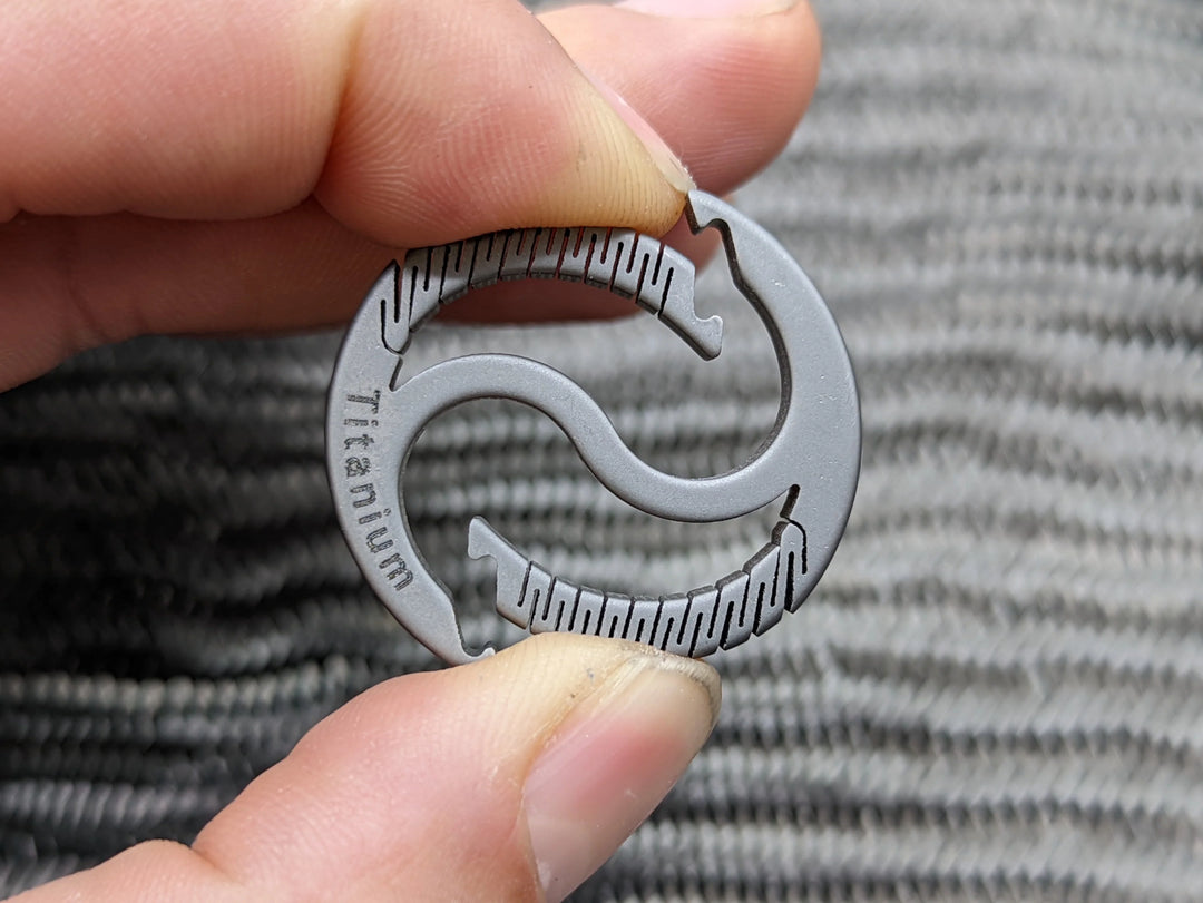 Dual Titanium Living Spring Ring Countycomm