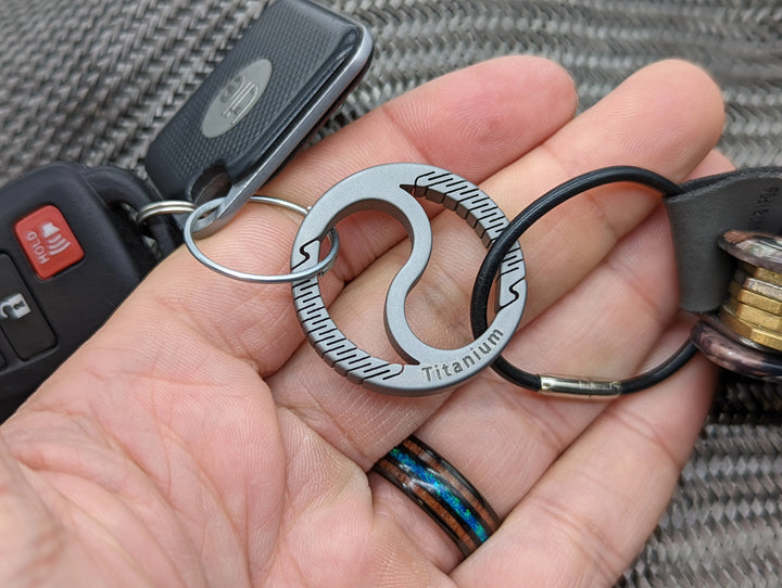 Dual Titanium Living Spring Ring Countycomm