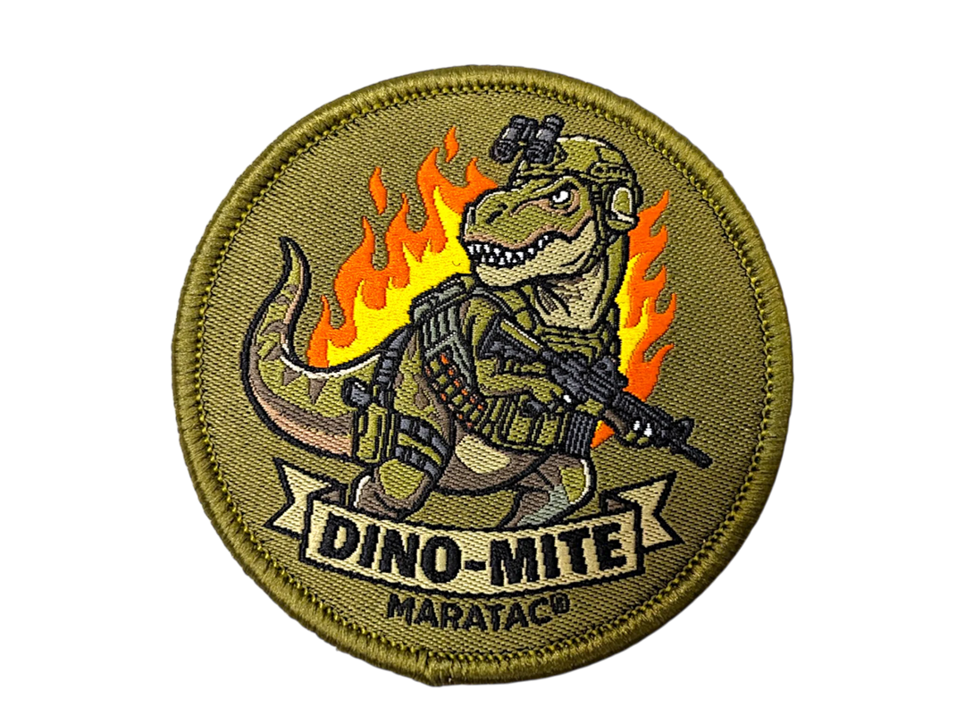T-Rex Dino-Mite - 2.5" Tactical Morale Patch by Maratac® Countycomm