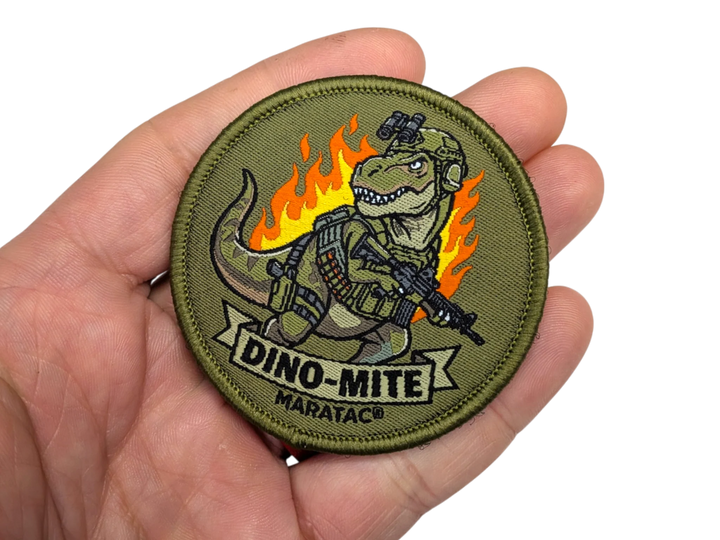 T-Rex Dino-Mite - 2.5" Tactical Morale Patch by Maratac® Countycomm