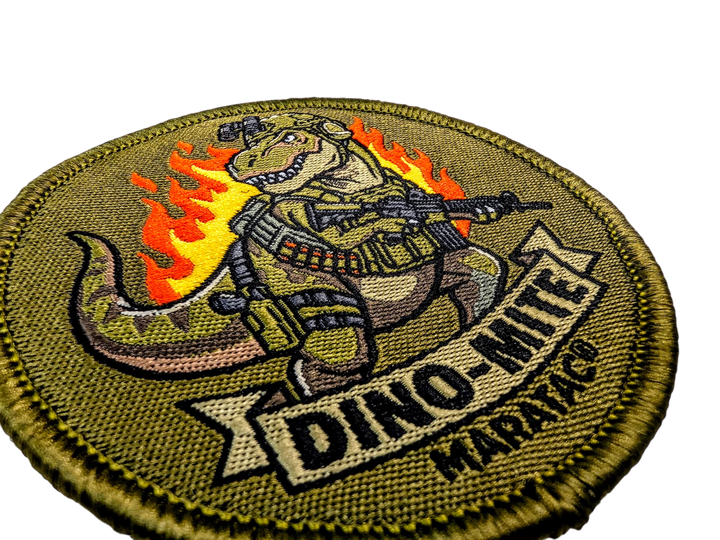 T-Rex Dino-Mite - 2.5" Tactical Morale Patch by Maratac® Countycomm