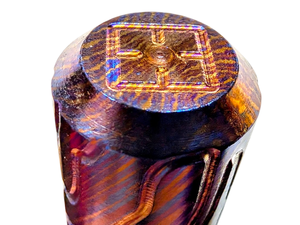 Timascus Bolt Action Pen - MaxMadCo Design - Plasma Finish Countycomm