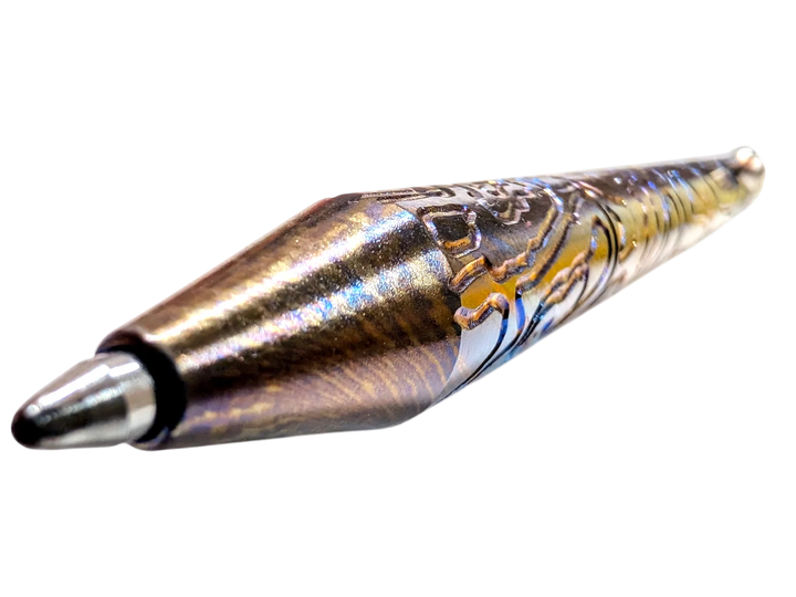 Timascus Bolt Action Pen - MaxMadCo Design - Plasma Finish Countycomm
