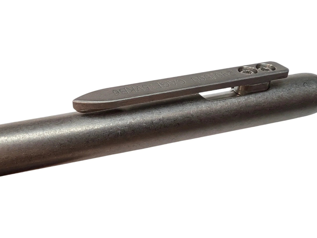 Bolt Action Titanium Flight Suit Pen by Maratac® - Gen 3 Countycomm