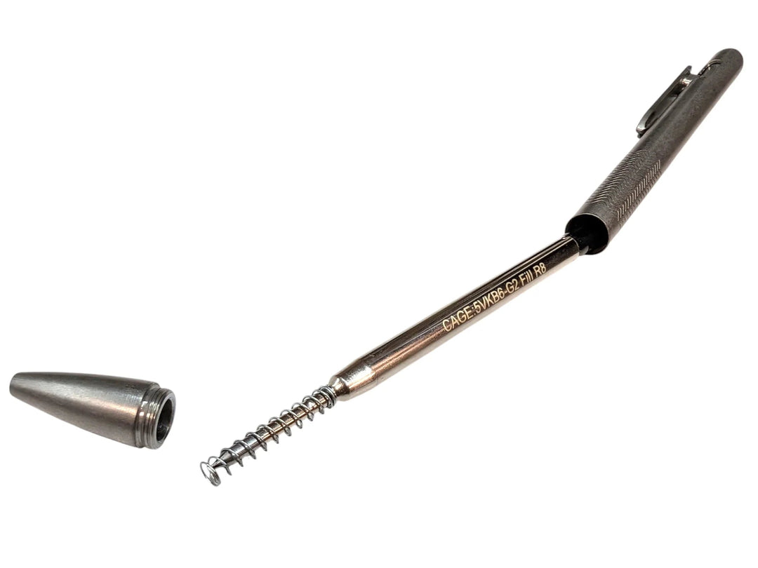 Bolt Action Titanium Flight Suit Pen by Maratac® - Gen 3 Countycomm
