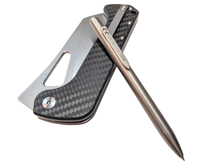 Bolt Action Titanium Flight Suit Pen by Maratac® - Gen 3 Countycomm