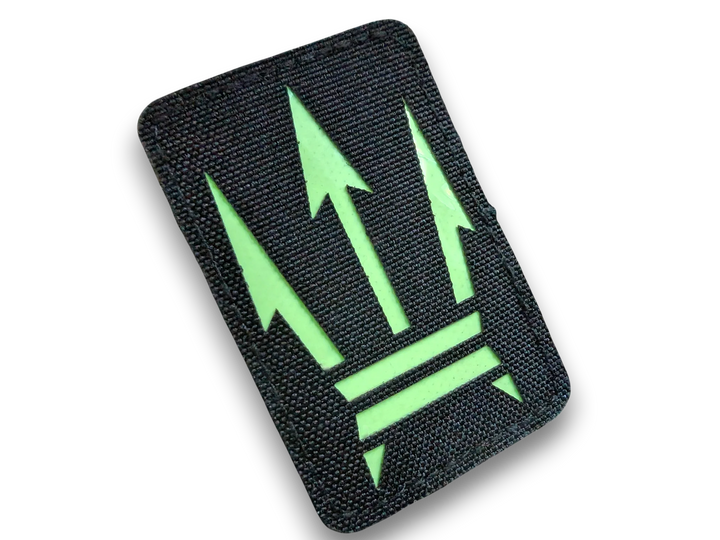 CC Trident - Laser Cut 3x2" Patch - UGM Glow Countycomm