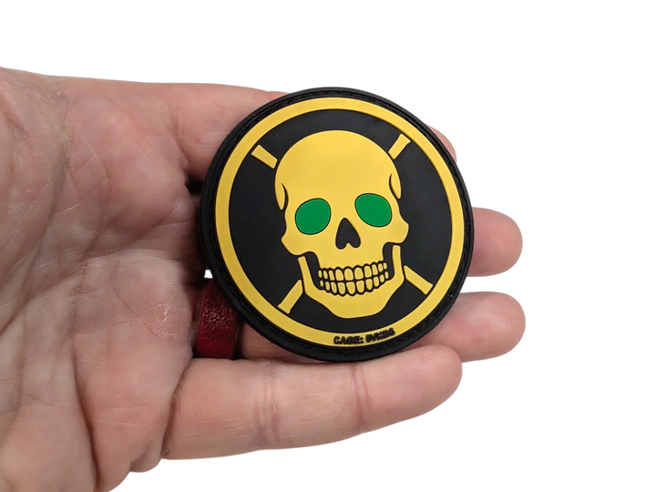 Glow Eyes - Skully Patch 2.5" by Maratac® Countycomm