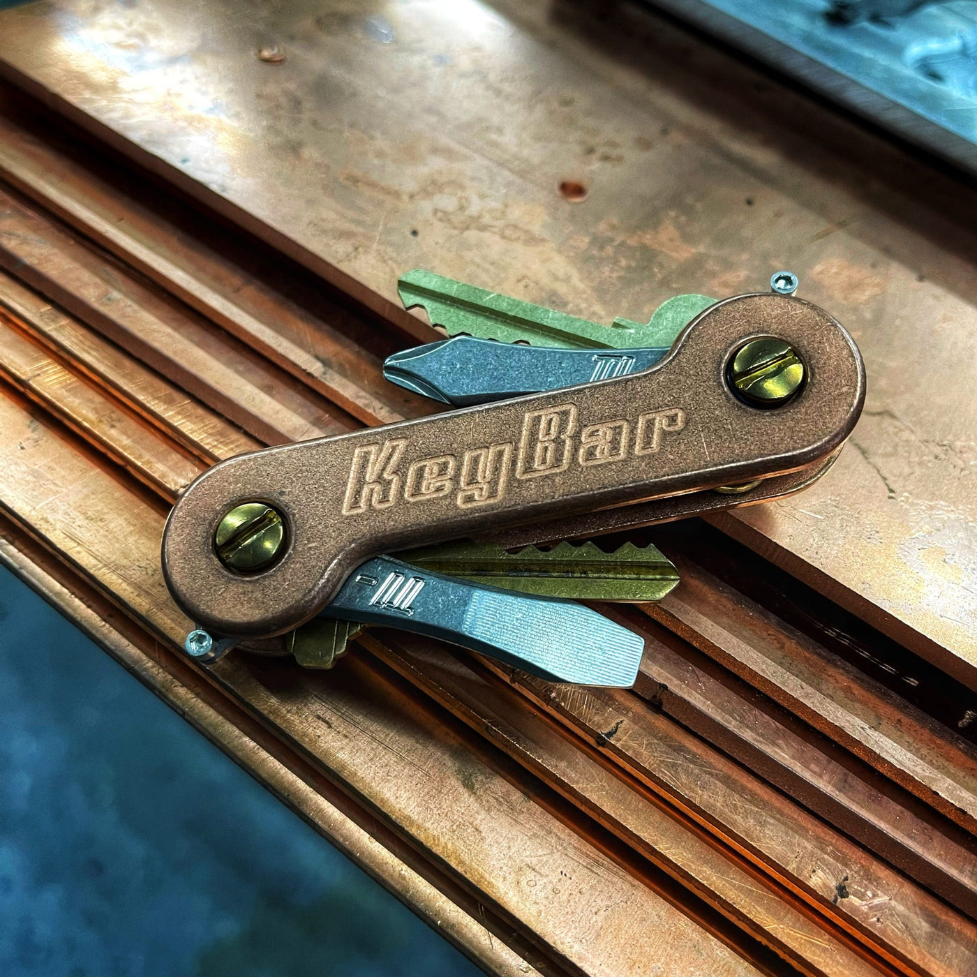 Keybar - Stonewashed Copper KeyBar