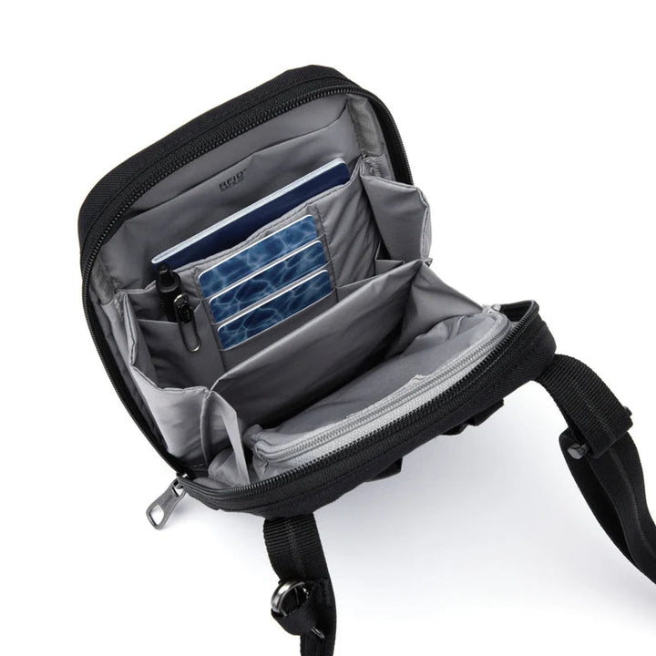 Pacsafe® RFIDsafe™ RFID blocking tech crossbody Pacsafe