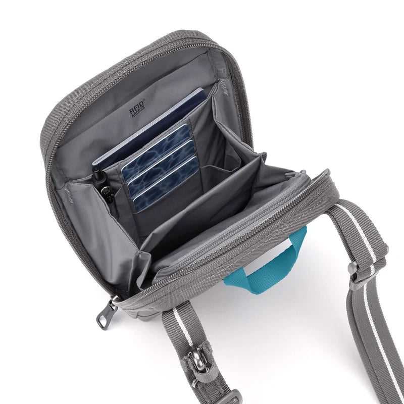 Pacsafe® RFIDsafe™ RFID blocking tech crossbody Pacsafe