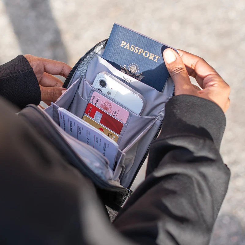 Pacsafe® RFIDsafe™ RFID blocking tech crossbody Pacsafe